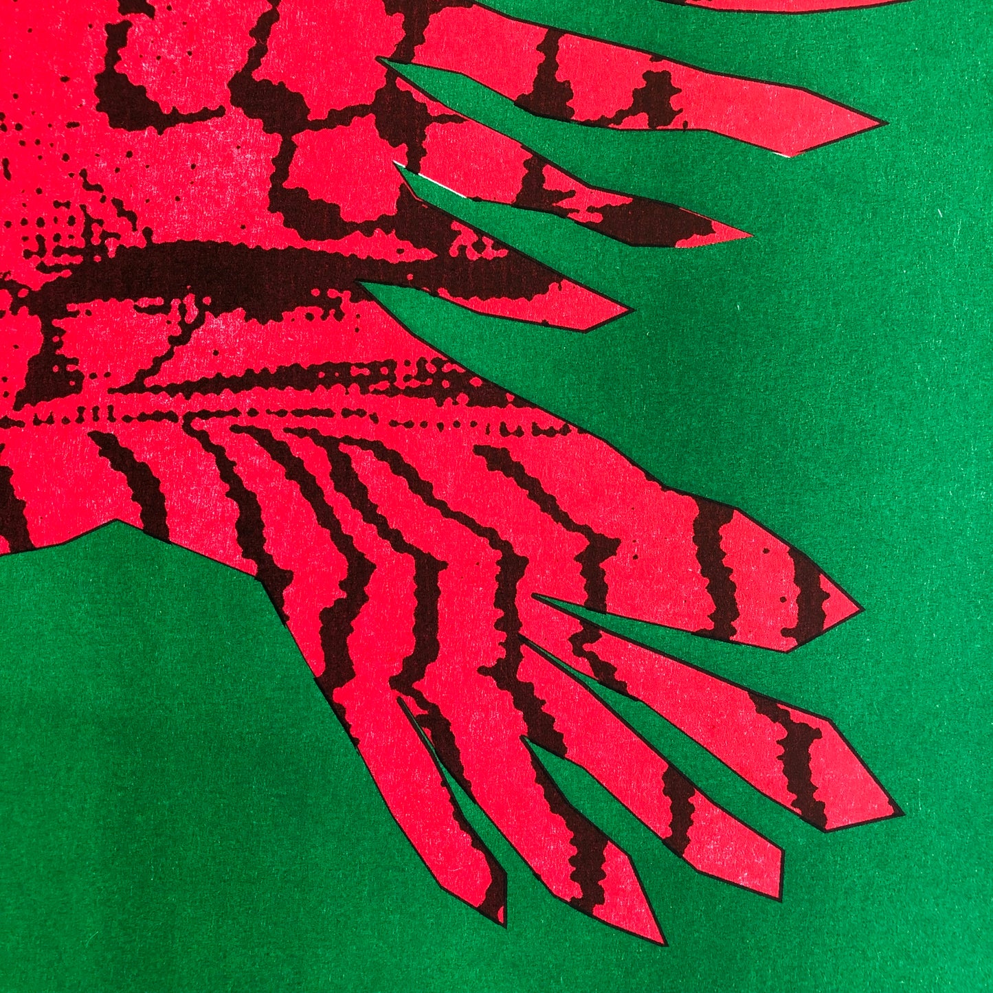Risoprinted "Gaza Lives!" A3 Poster for Palestine Fundraiser