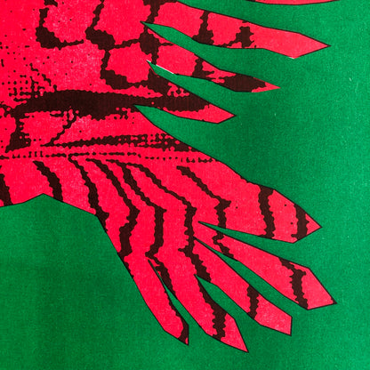 Risoprinted "Gaza Lives!" A3 Poster for Palestine Fundraiser